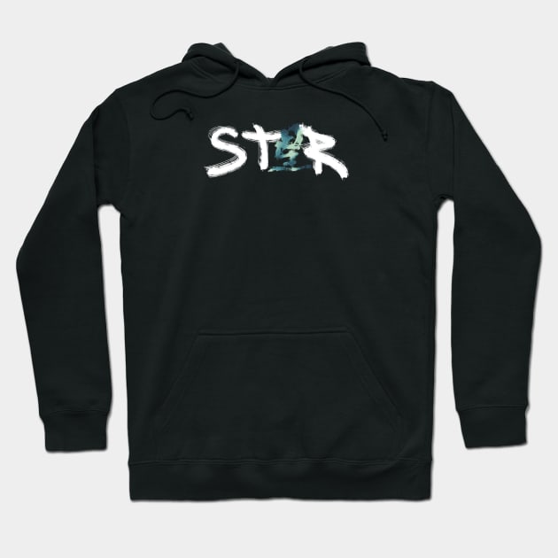 Kanji Star Calligraphy Hoodie by ptc96